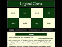 Tablet Screenshot of logicalchess.com